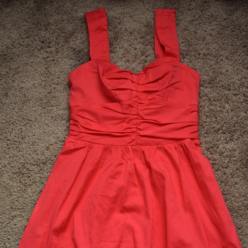 Express. Coral Pink Dress.